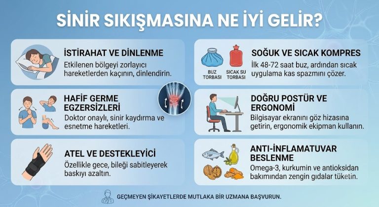 Sinir sıkışmasına ne iyi gelir?
